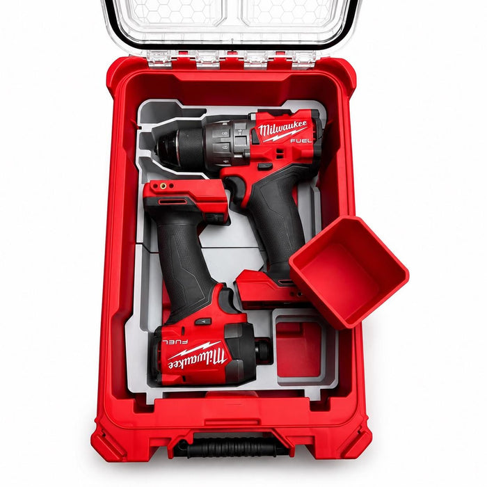 Insert Packout M18 Gen 4 – Organisateur Perceuse & Visseuse à Choc Milwaukee