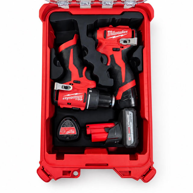 Insert 3D Packout Milwaukee pour perceuse M12 BLDDRC et visseuse à chocs M12 BLIDRC