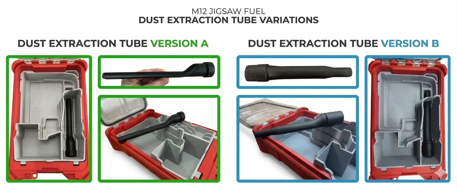 Insert PACKOUT™ Milwaukee M12 FUEL – Organisateur Scie Sauteuse + Lames
