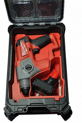Vue 1 — Insert Packout M12 CH – Organisateur Perforateur SDS Plus Milwaukee