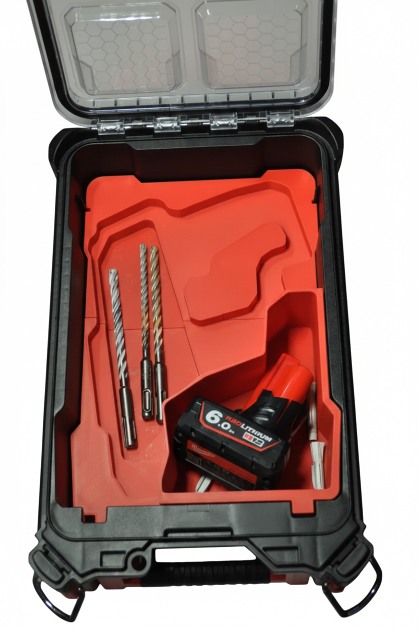 Organisateur perforateur M12 CH SDS Plus Milwaukee imprimé 3D