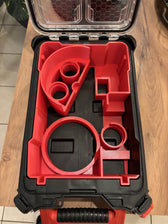 Vue 2 — Insert Packout M18 FFSAG125 – Organisateur Meuleuse 125mm Milwaukee