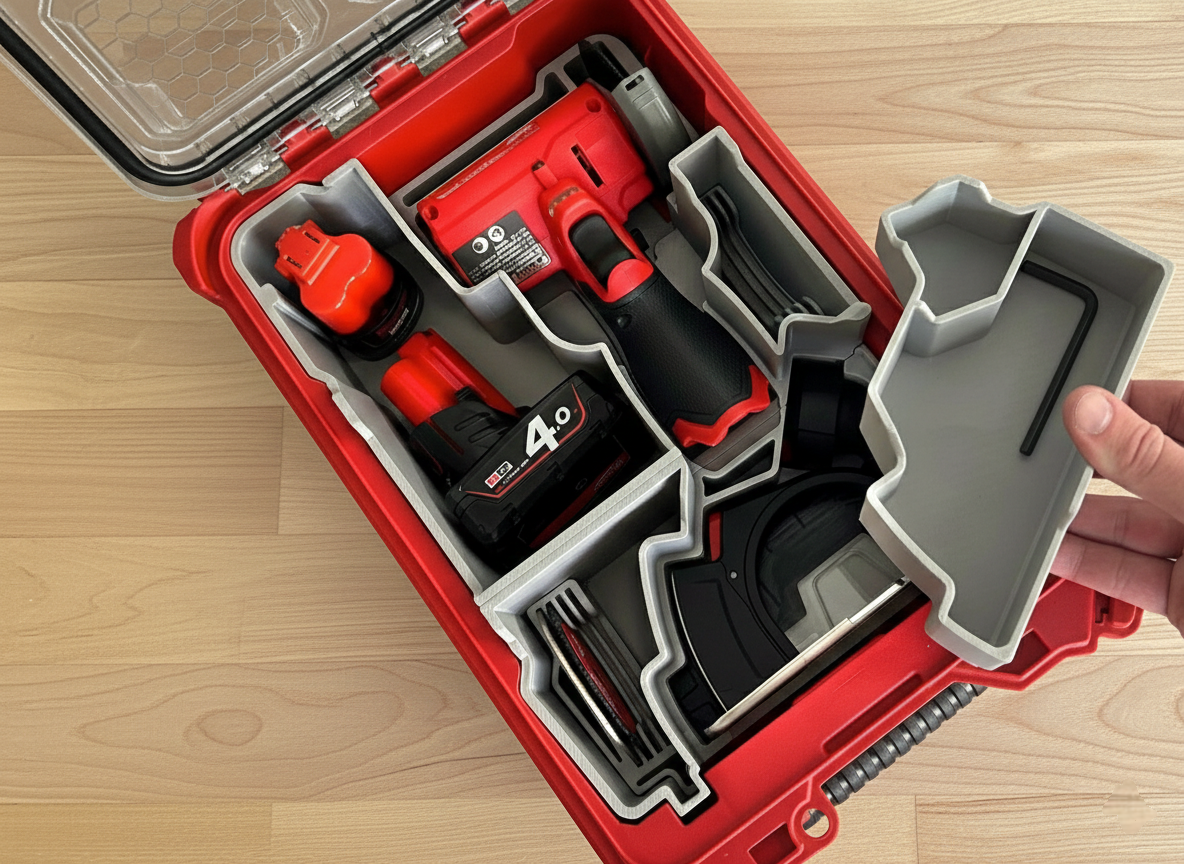 Insert Packout M12 FCOT pour meuleuse compacte Milwaukee 12V dans le coffre 4932464083