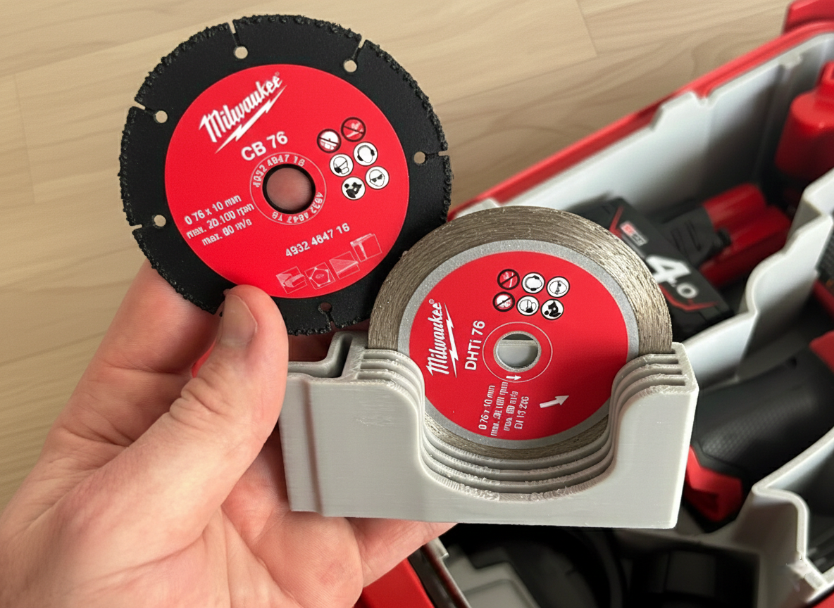 Détail de l'insert Packout M12 FCOT en PETG fabriqué en France