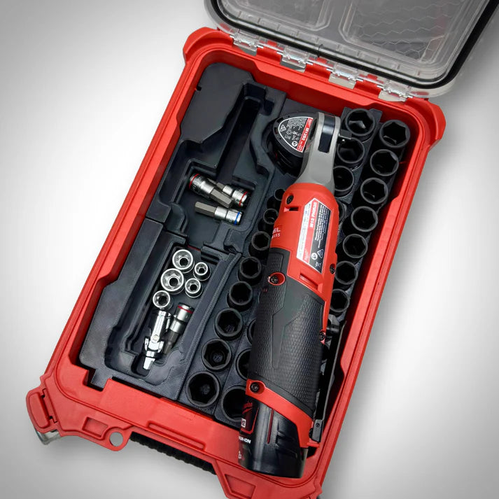 Insert Packout M12 pour cliquet haute vitesse Milwaukee et douilles dans le coffre 4932464083