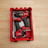 Vue 4 — Insert Packout M18 Gen 4 – Organisateur Perceuse & Visseuse à Choc Milwaukee