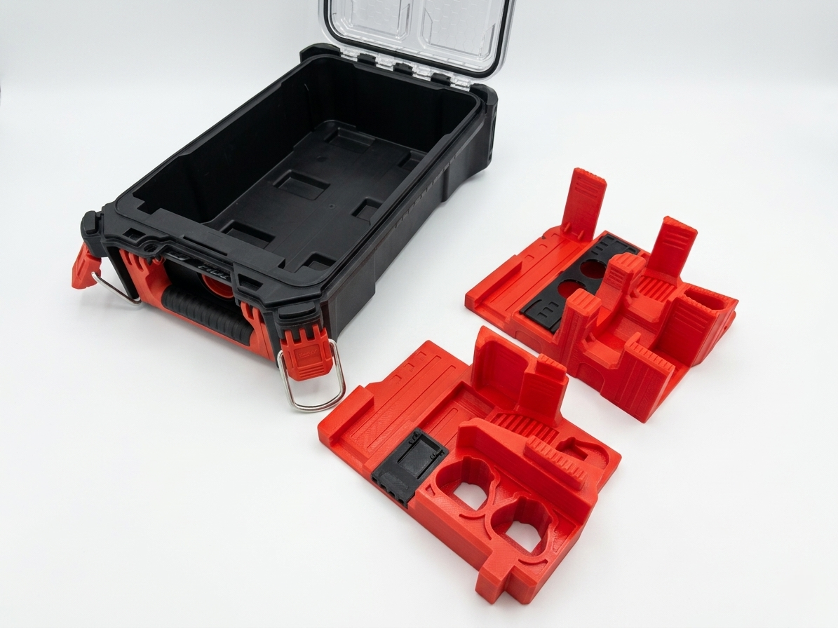 Insert PACKOUT Compact M12 FPD2 & FID2 – Organisateur Perceuse Visseuse à Choc Milwaukee