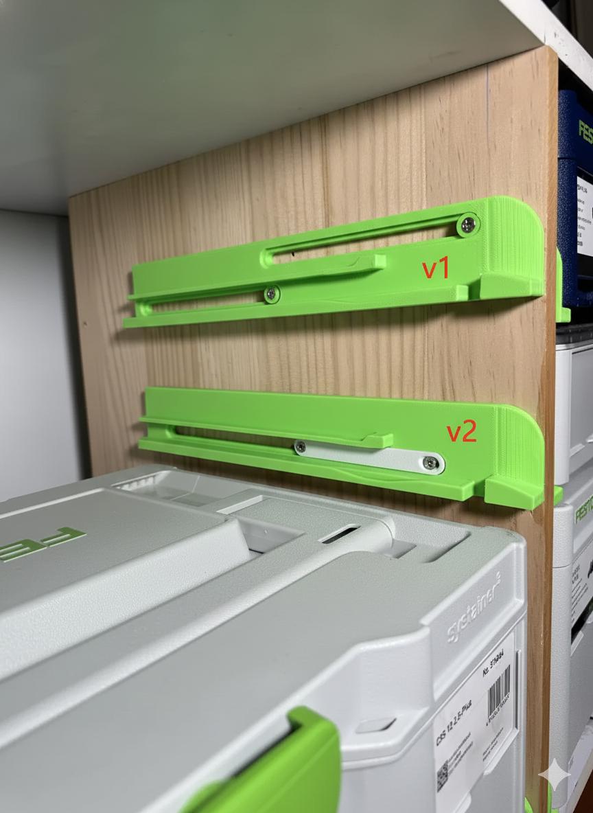 Système tiroir pour Systainer Festool et Tanos, aménagement de fourgon